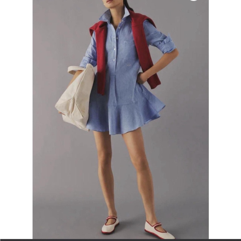 Tuckernuck Blue Chambray Callahan Shirt Dress Sizes XL